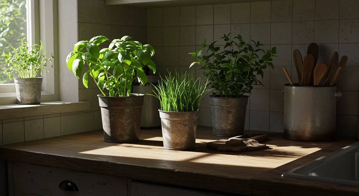 🌿 Como Cultivar Temperos em Apartamentos Pequenos e Transformar sua Cozinha