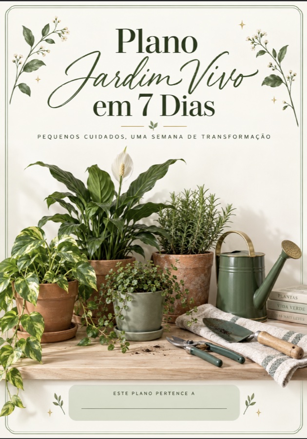 Plano Jardim Vivo em 7 Dias