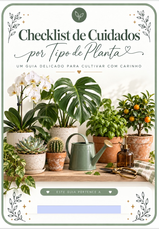 Checklist de Cuidados por Tipo de Planta