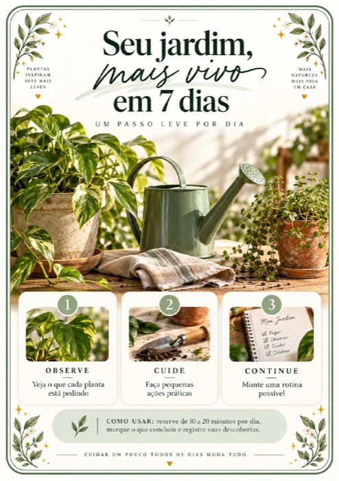 Página interna — Plano Jardim Vivo em 7 Dias