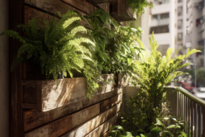 Jardins verticais para pequenos espaços