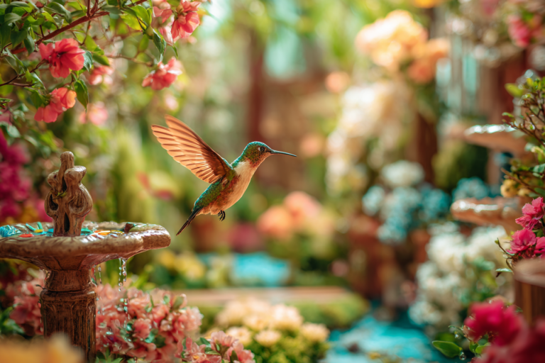 Como atrair pássaros para o seu jardim, beija-flores e outros passaros