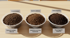 diferença entre solos para jardinagem