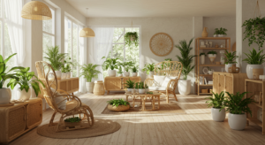 Design biofílico para interiores: bem-estar e natureza